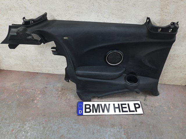 Обшивка стойки кузова внутренняя, средняя нижняя левая 51437410573 BMW