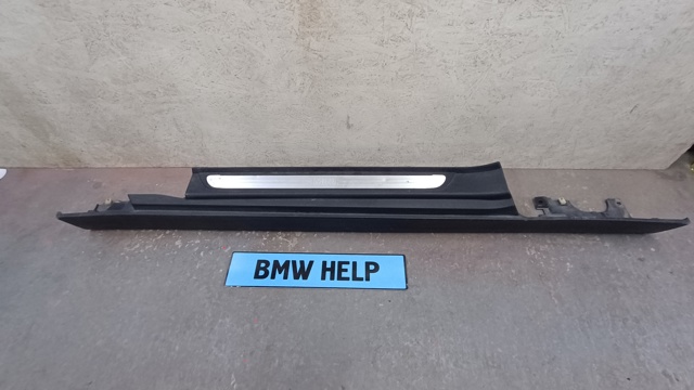 Накладка наружняя (молдинг) порога, левый 51775A3DE51 BMW