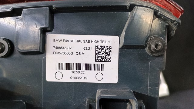 BMW 63217488548 Фонарь задний правый внешний в наличии Кривой Рог