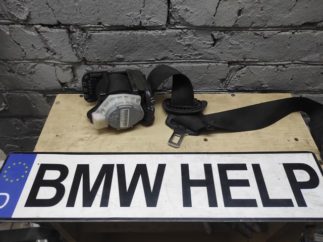 Ремень безопасности передний левый 72117258435 BMW