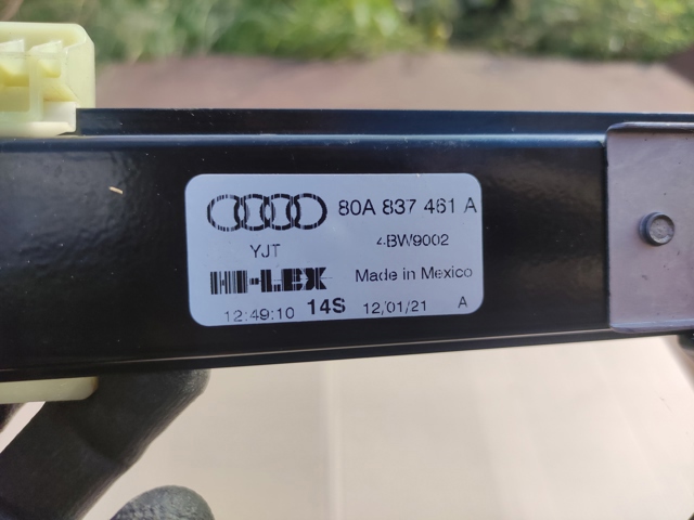 VAG 80A837461A Механизм стеклоподъемника двери передней левой в наличии Черновцы
