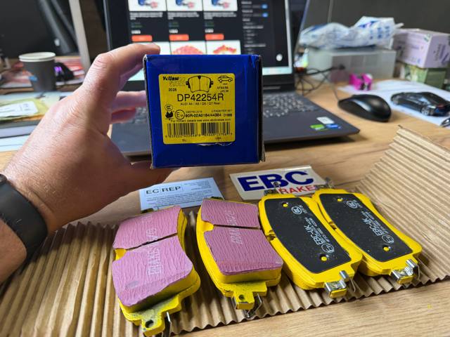 Колодки тормозные задние, дисковые DP42254R EBC BRAKES