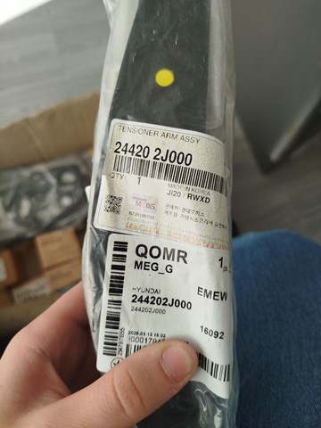 244202J000 HYUNDAI Башмак натяжителя цепи ГРМ купить в Житомир
