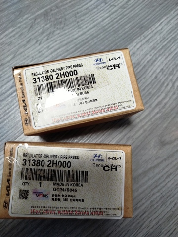 Регулятор давления топлива 313802H000 HYUNDAI