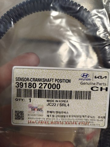 Датчик положения коленвала 3918027000 HYUNDAI