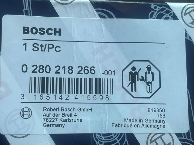 BOSCH 0280218266 ДМРВ в наличии Ужгород
