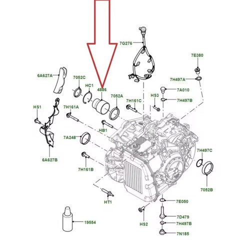 LR002746 LAND ROVER Втулка АКПП к раздаточной коробке купить в Павлоград