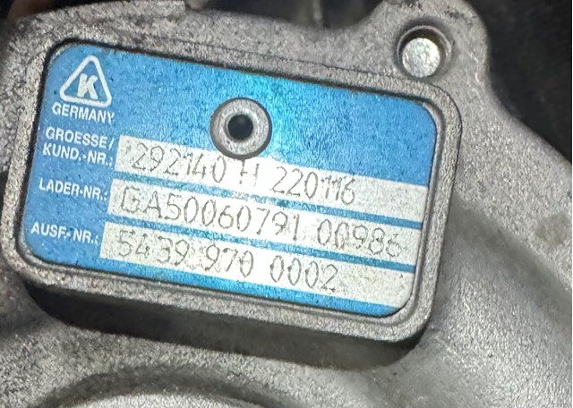 292140H220116 Турбина купить Николаев