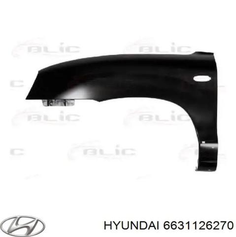 6631126270 HYUNDAI Крыло переднее левое купить в Полтава