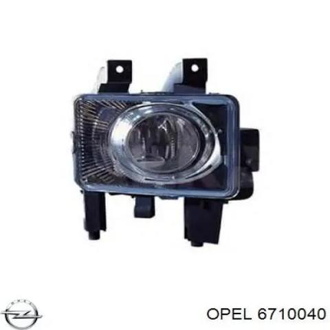 Фара противотуманная, правая 6710040 OPEL