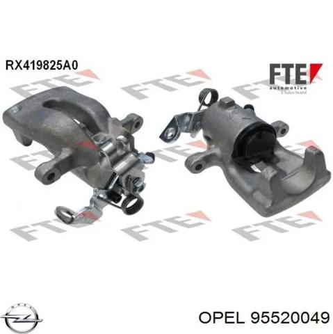 Тормозной суппорт задний левый 95520049 OPEL