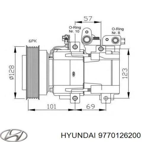 HYUNDAI 9770126200 Компрессор кондиционера в наличии Полтава