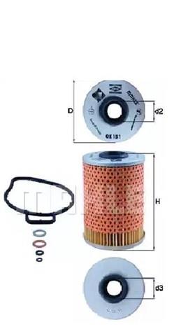 MAHLE OX151D Масляный фильтр в наличии Черкассы