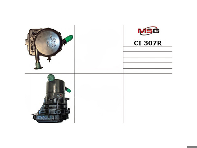Насос гидроусилителя руля (ГУР) CI307R MSG Rebuilding