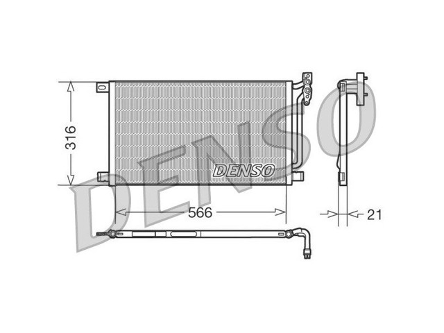 Конденсер DCN05003 DENSO