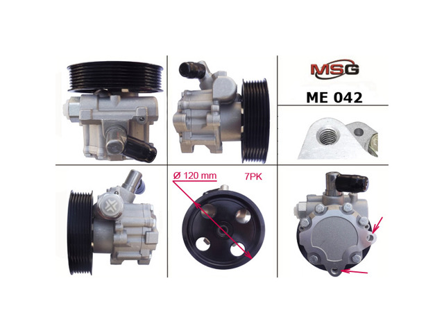 Помпа ГУР ME042 MS GROUP
