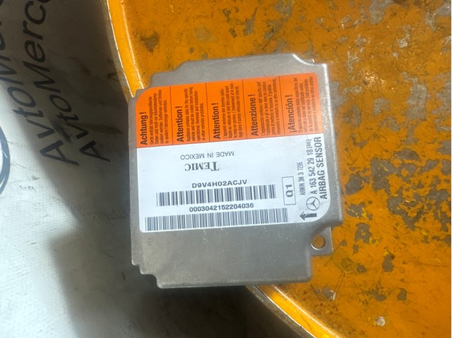 Блок управления airbag A1635422218 MERCEDES
