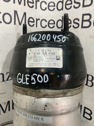 MERCEDES 1663204166 Пневмоподушка (пневморессора) моста в наличии Кривой Рог