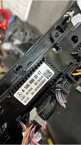 A1669003217 MERCEDES Блок управления режимами отопления/кондиционирования купить в Украина