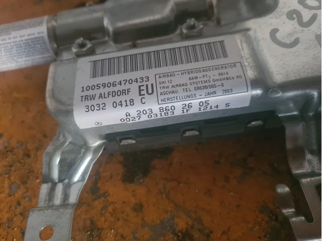 MERCEDES A2038602605 Подушка безопасности (AIRBAG) двери передней правой в наличии Ровно