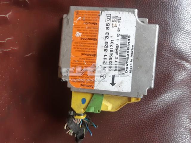 Модуль-процессор управления подушкой безопасности (ЭБУ AIRBAG) A2118203385 MERCEDES