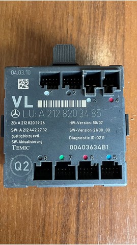 Блок комфорта передней двери A2128203485 MERCEDES