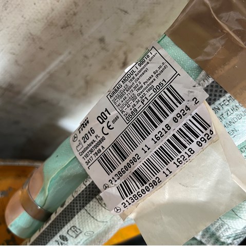 MERCEDES 2138600902 Подушка безопасности (AIRBAG) шторка боковая левая в наличии Житомир