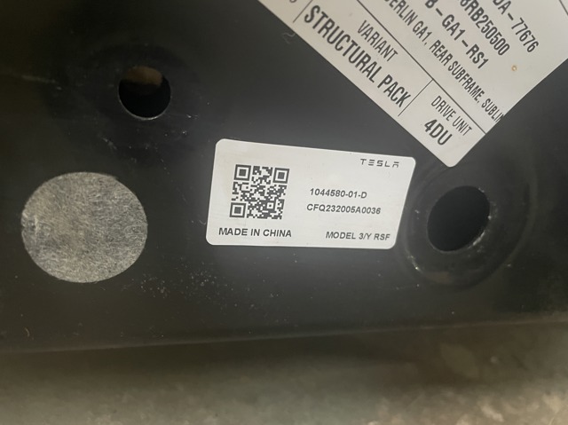 104458001D TESLA Подрамник задний купить в Чернигов