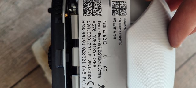 VAG 10A880201F Подушка безопасности (AIRBAG) водительская в наличии Запорожье