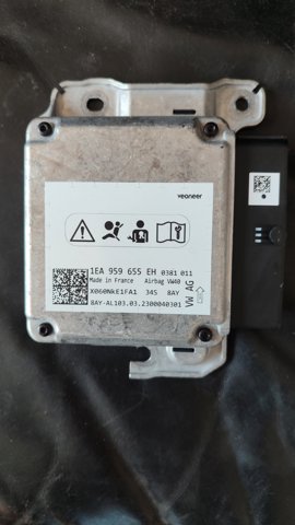 Модуль-процессор управления подушкой безопасности (ЭБУ AIRBAG) 1EA959655EH VAG