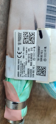 5GM880742J VAG Подушка безопасности (AIRBAG) шторка боковая правая купить в Одесса