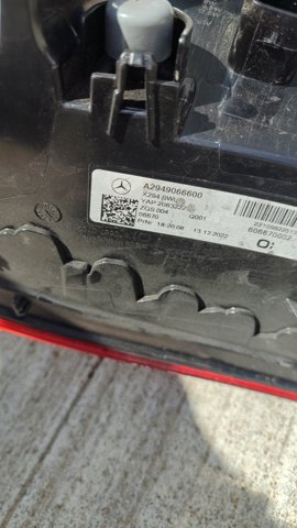 2949066600 MERCEDES Фонарь задний правый купить в Днепр