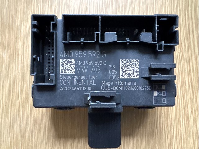 Блок комфорта передней двери 4M0959592G VAG