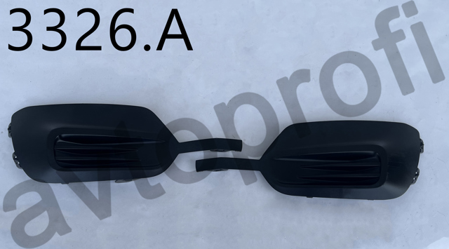 Решетка переднего бампера, правая 1632658180 PEUGEOT