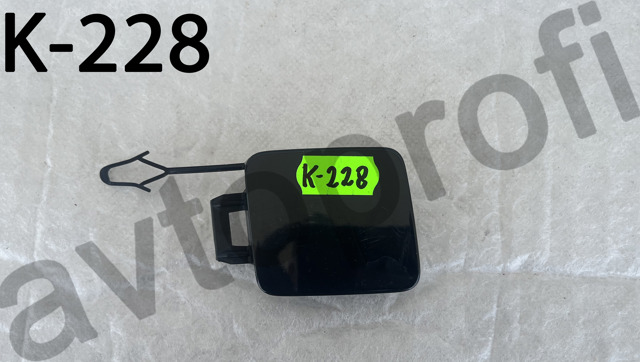 Заглушка бампера буксировочного крюка, передняя правая 2G0807241GRU VAG