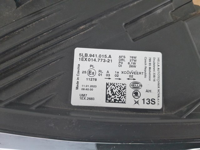 5LB941016A VAG Правая фара купить в Одесса