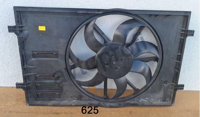 Диффузор радиатора охлаждения, в сборе с мотором и крыльчаткой  5Q0959455BF
