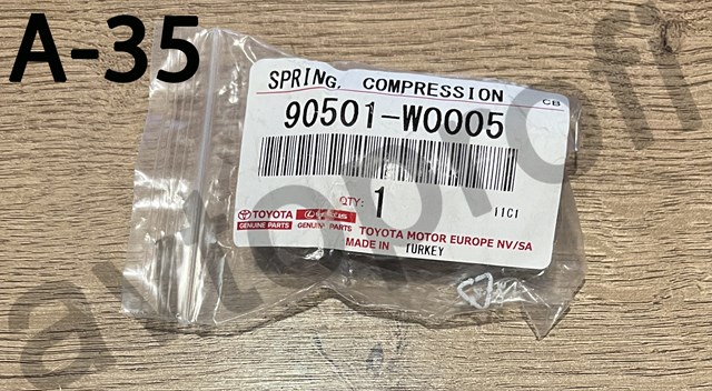 Пружина болта крепления коллектора 90501W0005 TOYOTA
