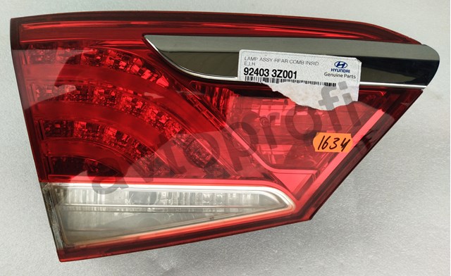 Фонарь задний левый, внутренний 924033Z001 HYUNDAI