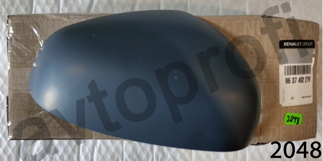 Накладка правого зеркала заднего вида 963749227R RENAULT