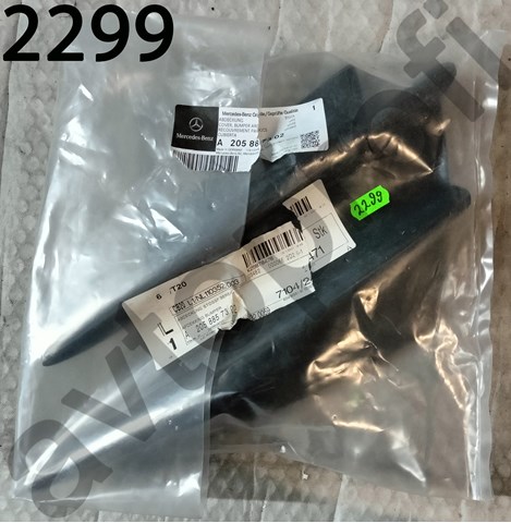 Заглушка противотуманки передней правой A2058857302 MERCEDES