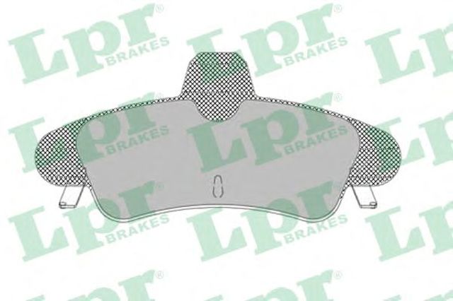 Колодки дисковые  05P1292 LPR