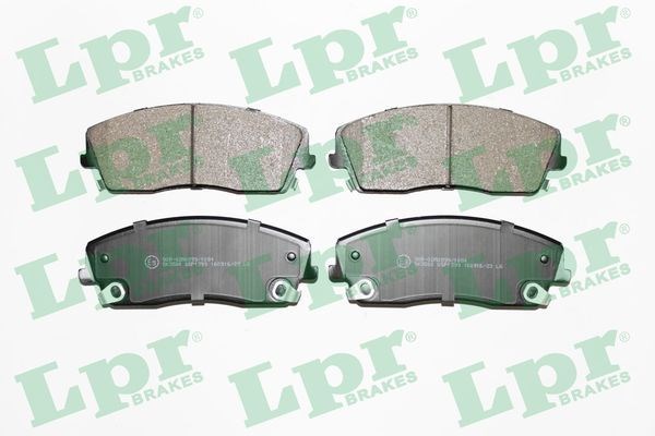 Колодки тормозные передние дисковые 05P1399 LPR