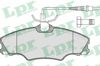 Колодки передние 05P619 LPR