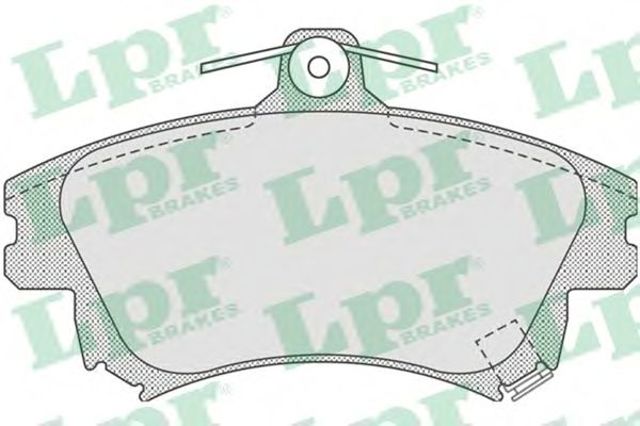 05p711  lpr - гальмівні колодки до дисків (f, з датчиком) LPR05P711