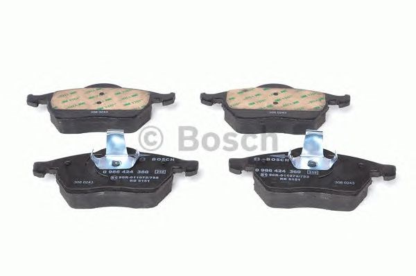 0986424360 BOSCH Колодки тормозные передние дисковые купить в Каменское