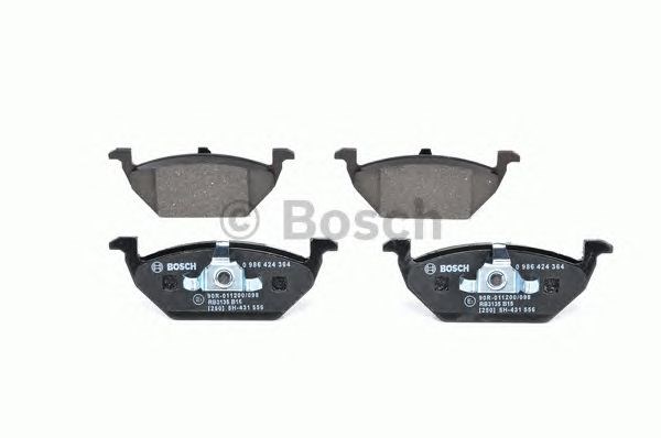 0986424364 BOSCH Передние тормозные колодки купить в Ровно