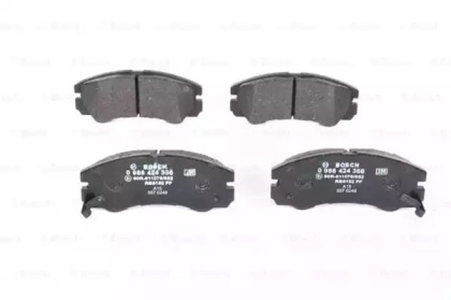 0986424366 BOSCH Колодки тормозные передние дисковые купить в Львов