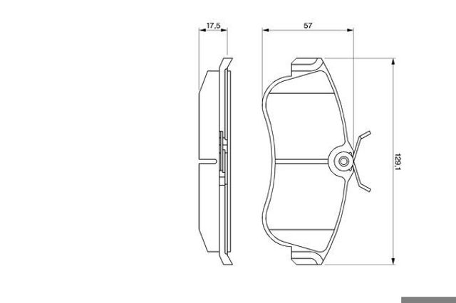 BOSCH 0986461147 Колодки тормозные передние дисковые в наличии Львов