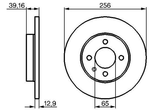 0986478329 BOSCH Диск тормозной передний купить в Ужгород